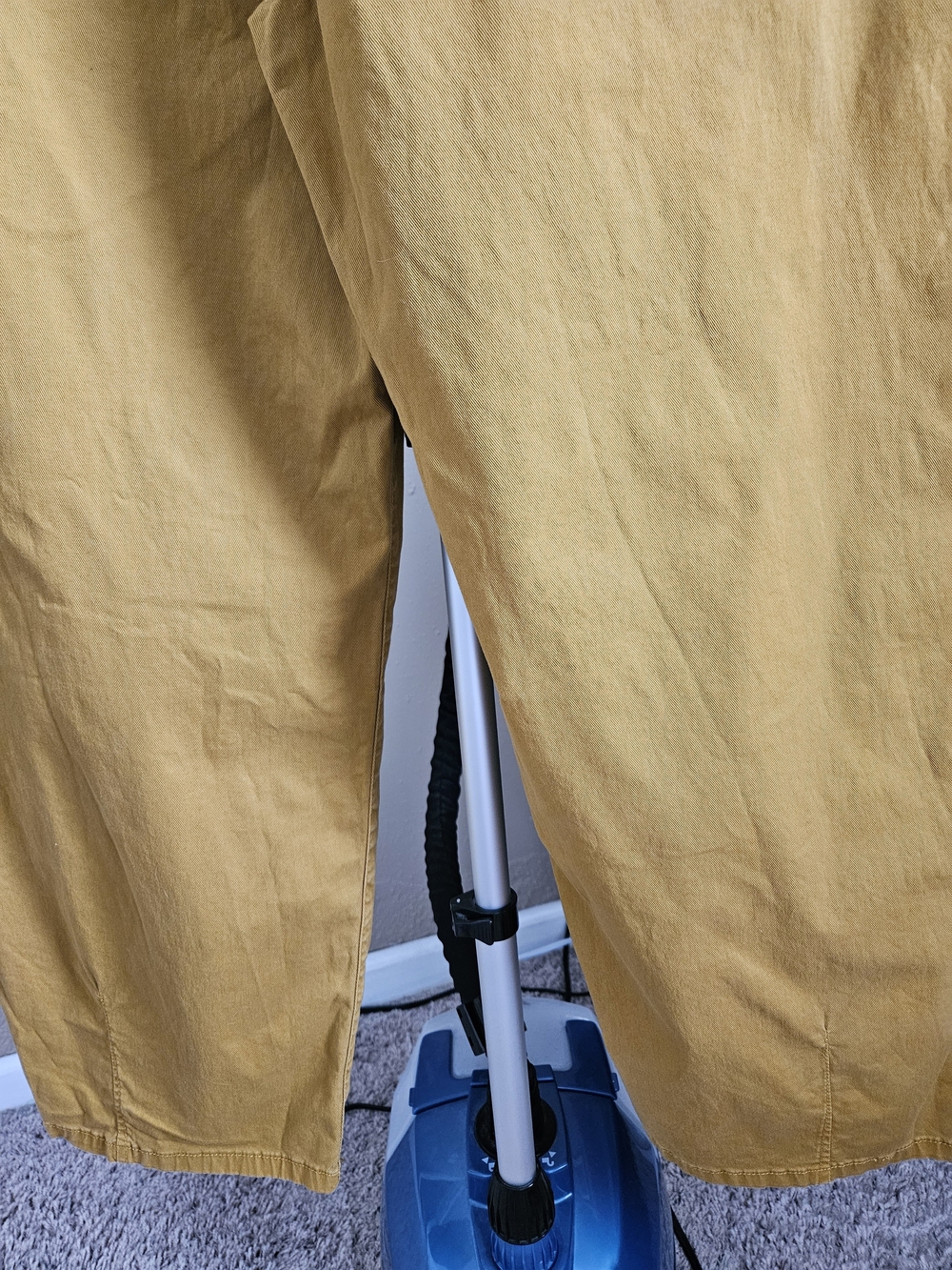 Pilcro Mustard Corduroy Button-Front Pants - Picture 9 of 10